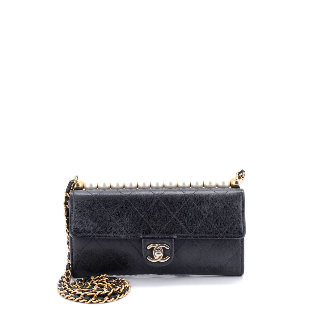 Chanel Chic Pearls Clutch With Chain #205694C27B